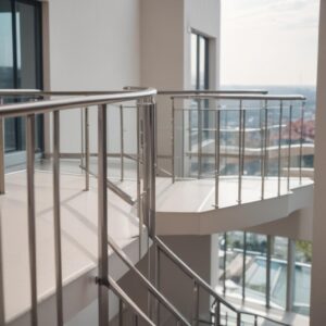 Перила и поручни из нержавеющей стали: материалы, виды и области применения